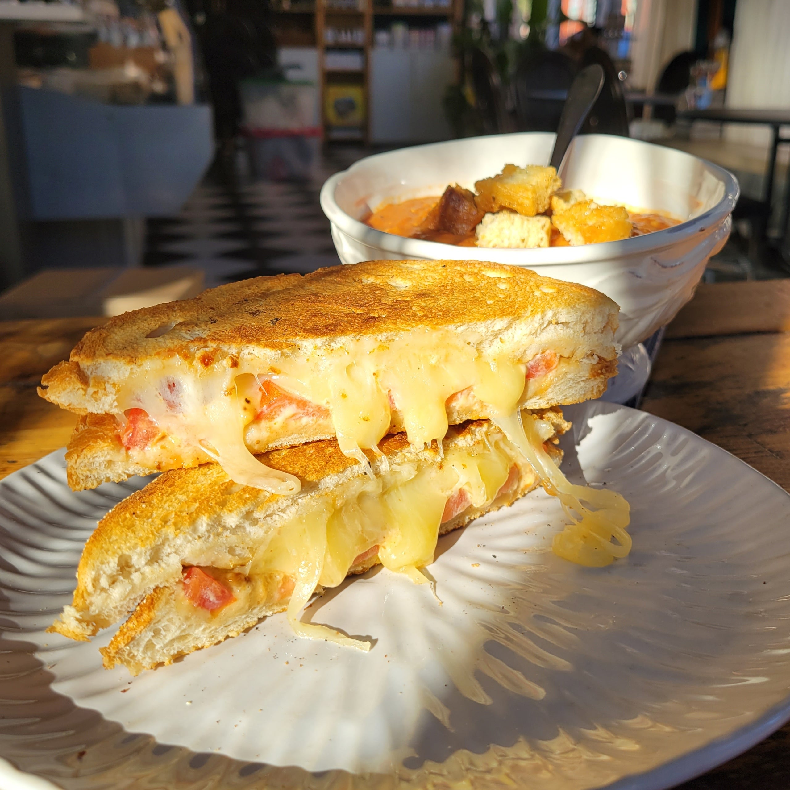 Cheese Curd Grilled Cheese VA Cheese Co.